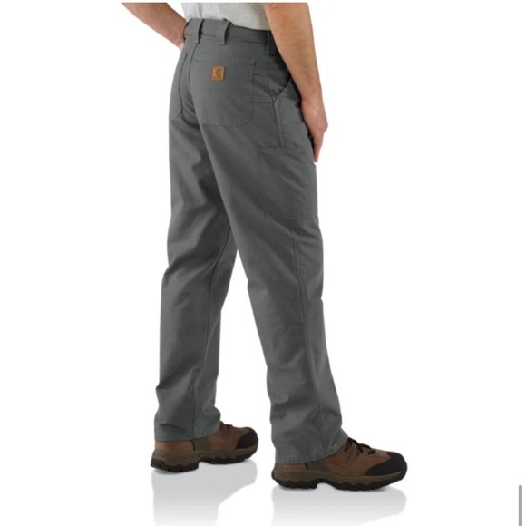 Carhartt Canvas Work Dungarees Loose Fit Pants B151 FAT Fatigue Gray 33 x 30 - Picture 11 of 11